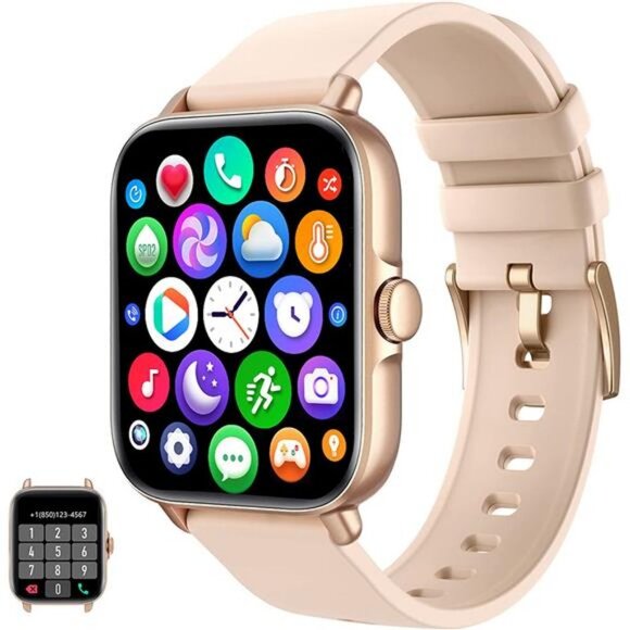 Smart Watch for Android and iOS Phones Compatible Fitness Tracker for Men Women… - Picture 1 of 7